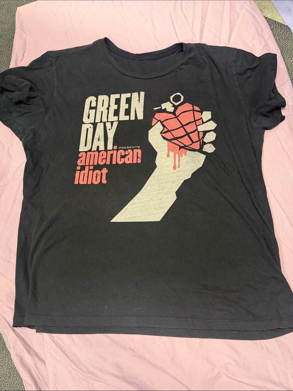 Green Day American Idiot Graphic Tee - Black